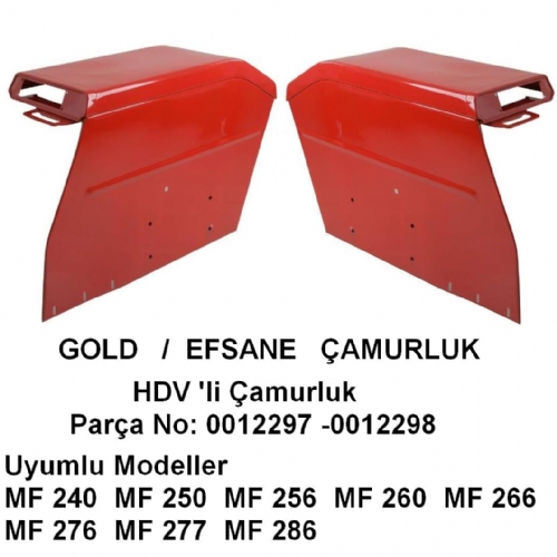 EFSANE - GOLD  Çamurluk  HDV .0012297 Massey Ferguson